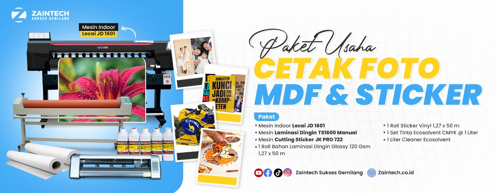 Paket Cetak Foto Sticker