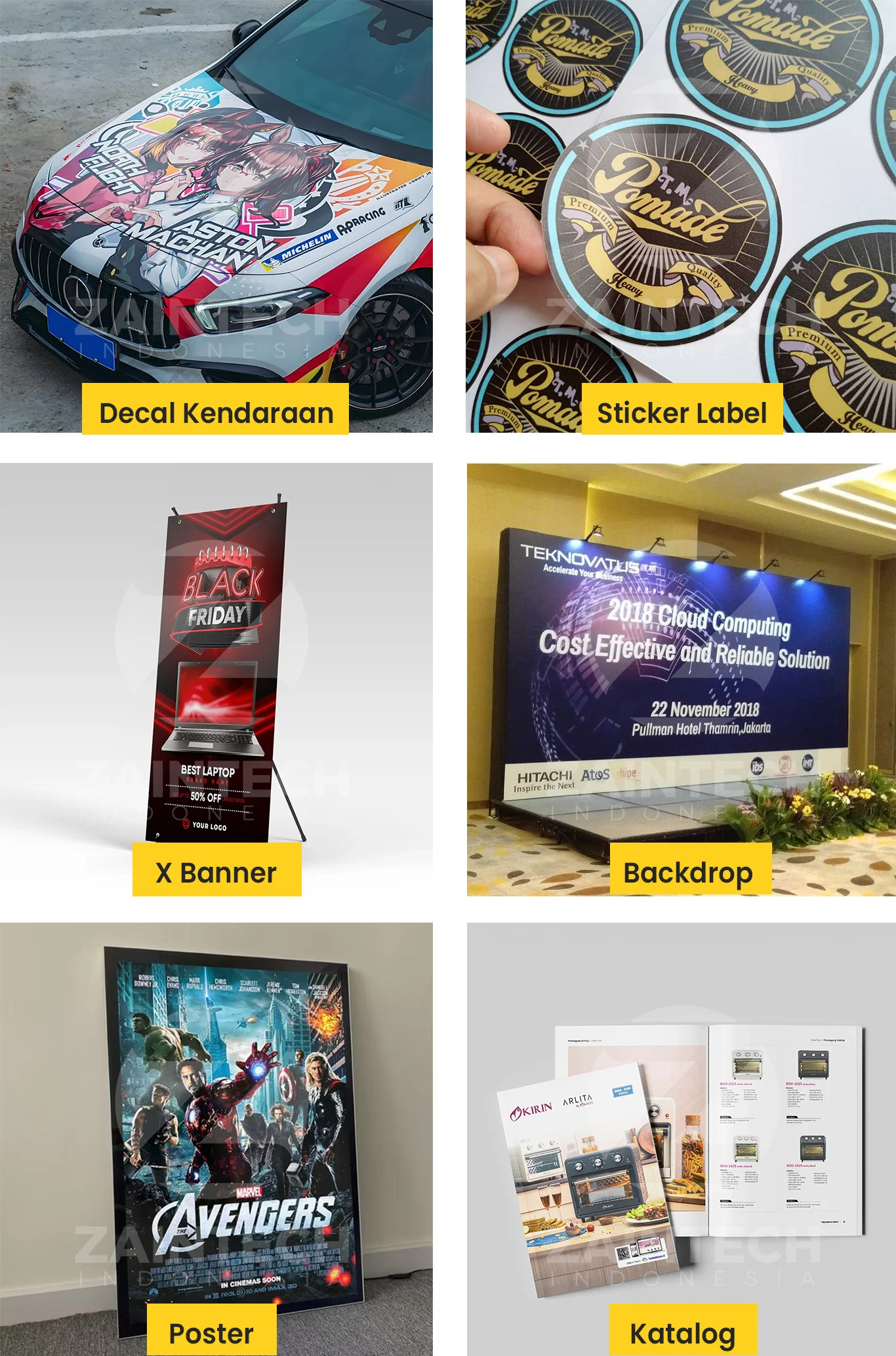 Hasil Mesin Laminasi Elektrik INCA L6-1700